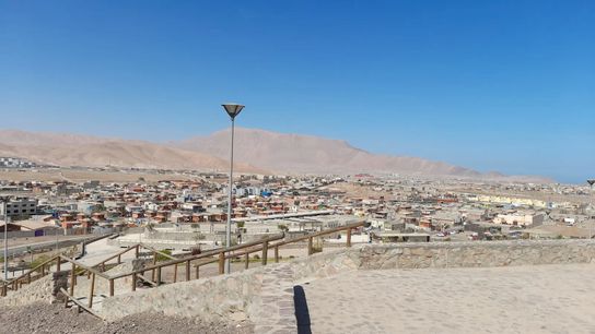A view of Alto Hospicio, Chile. A view of Alto Hospicio, Chile.