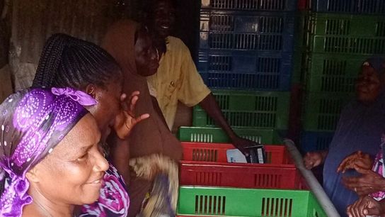 Members of the Jomvu Women in Fisheries collective.
