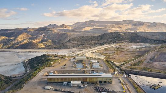 The mine in Pinto Valley, Arizona, where Jetti’s technology is being applied.
