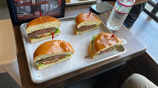 Burgers tested as part of Nectar’s survey.